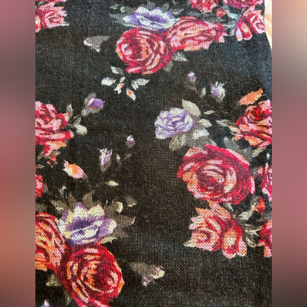 Betsey Johnson Floral Scarf